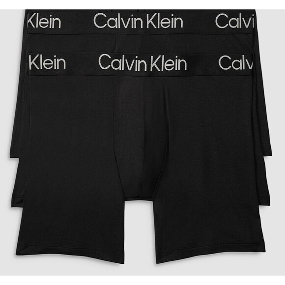 Calvin Klein Other - 2 PAIR Calvin Klein Underwear Men Black CK NB3188 Modal Boxer Briefs Size S (56)